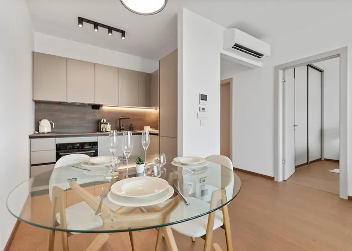 아파트 Eurovea Tower 1 Danube View