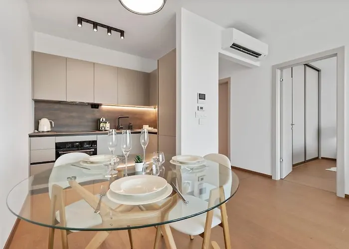 아파트 Eurovea Tower 1 Danube View 브라티슬라바